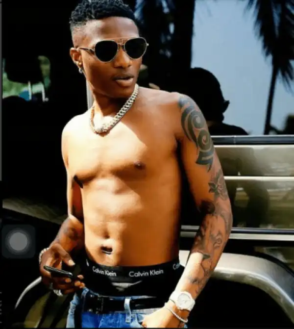 Wizkid Goes Shirtless, Flaunts Tattoos In New Photos